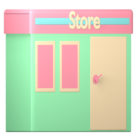 Store  3D Icon