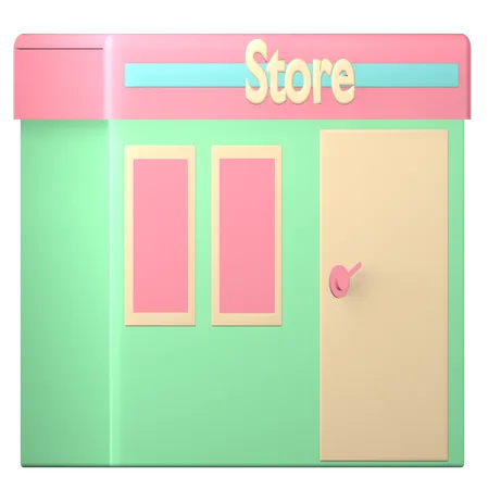 Store  3D Icon