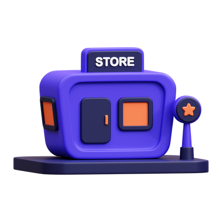 Store  3D Icon