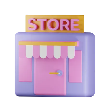 Store  3D Icon