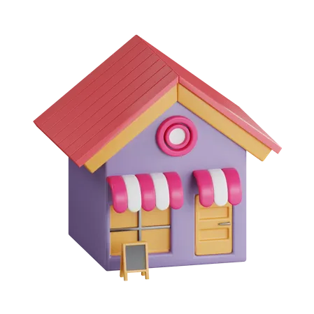 Store  3D Icon