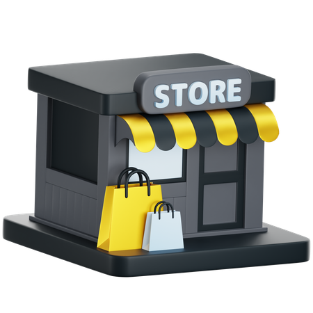 Store  3D Icon