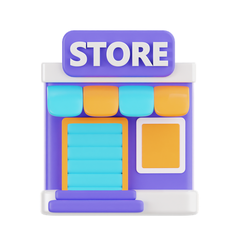 Store  3D Icon