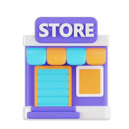 Store  3D Icon