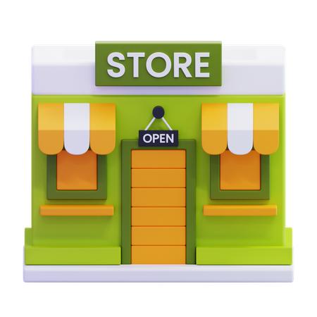 Store  3D Icon