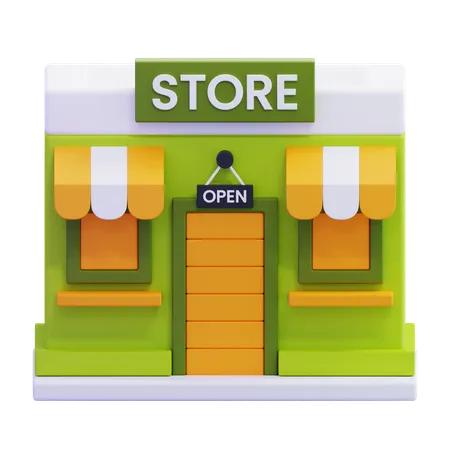 Store  3D Icon