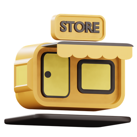 Store  3D Icon