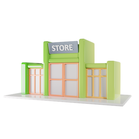 Store  3D Icon