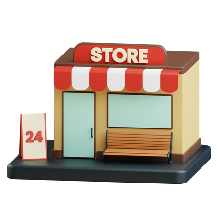 Store  3D Icon