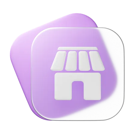 Store  3D Icon