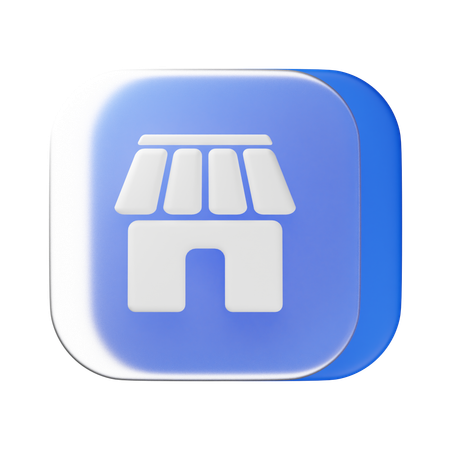 Store  3D Icon