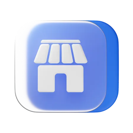 Store  3D Icon