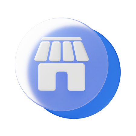 Store  3D Icon