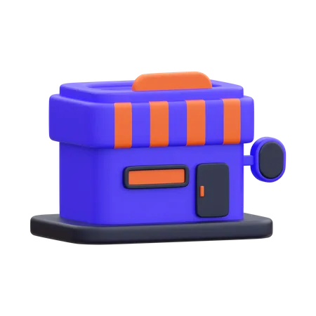 Store  3D Icon