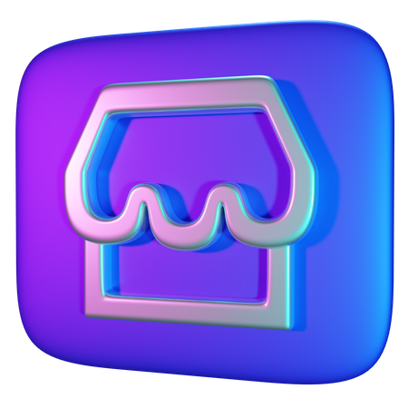 Store  3D Icon