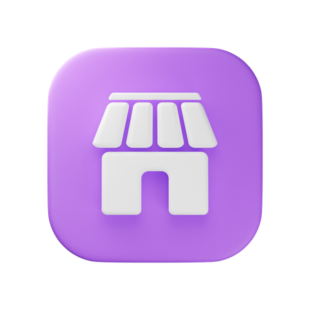 Store  3D Icon