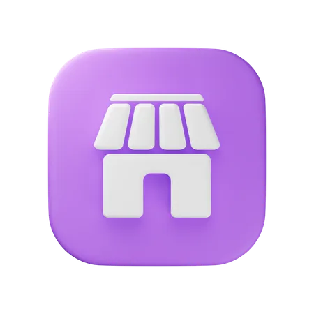 Store  3D Icon