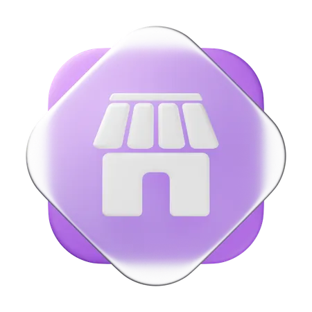 Store  3D Icon