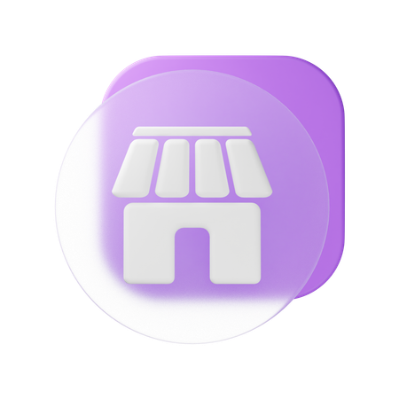 Store  3D Icon