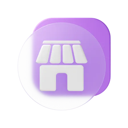 Store  3D Icon