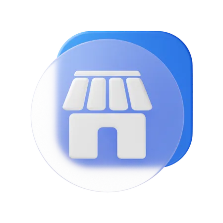 Store  3D Icon