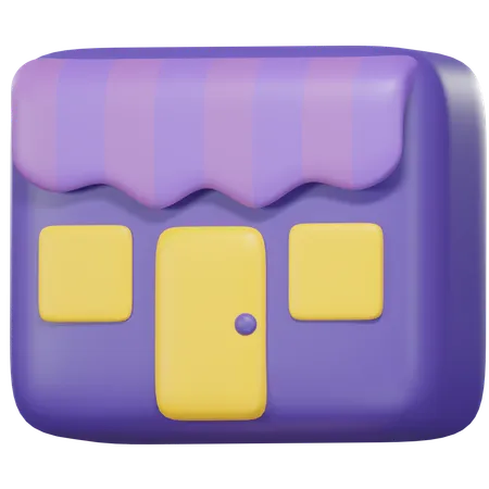 Store  3D Icon