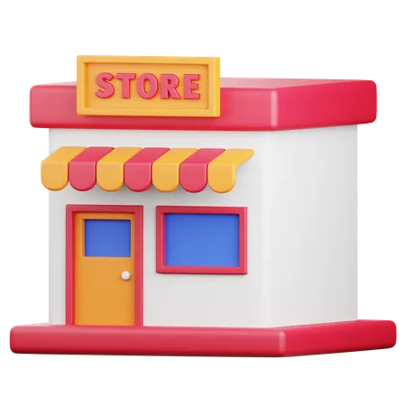 Store  3D Icon