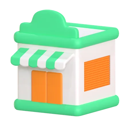 Store  3D Icon