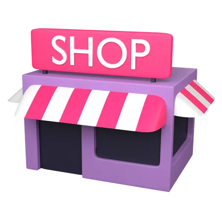 Store  3D Icon