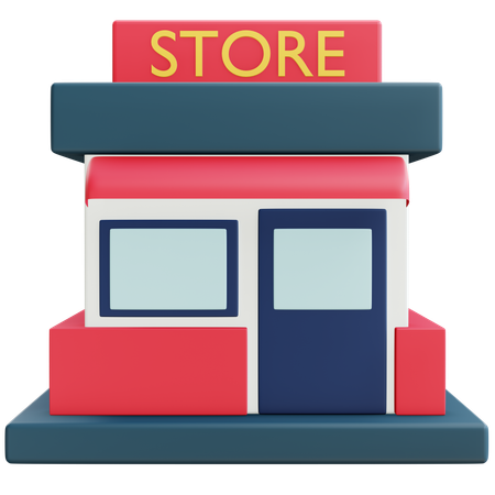 Store  3D Icon