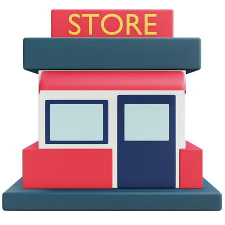 Store  3D Icon