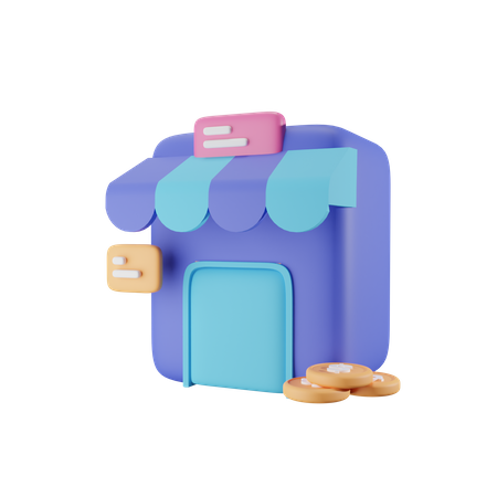 Store  3D Icon