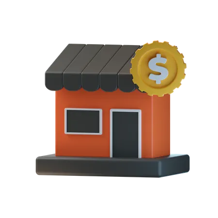 Store  3D Icon