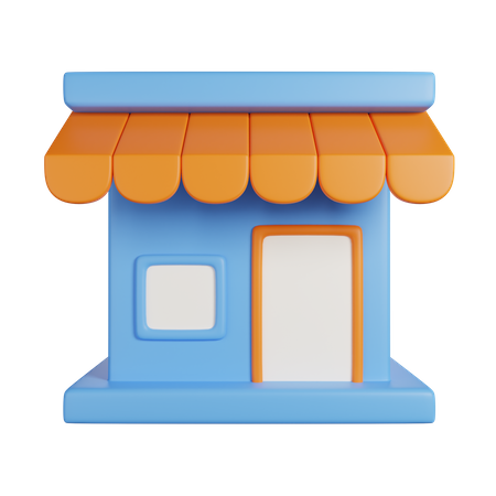 Store 3D Icon  3D Icon