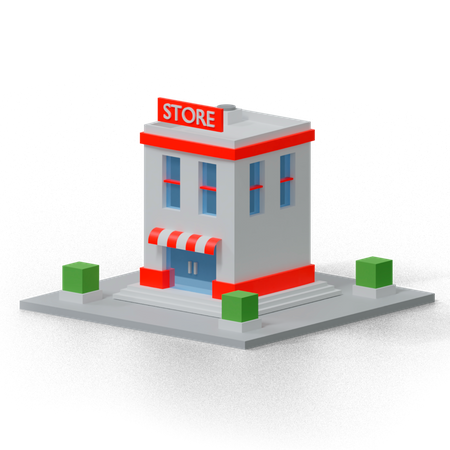 Store  3D Icon