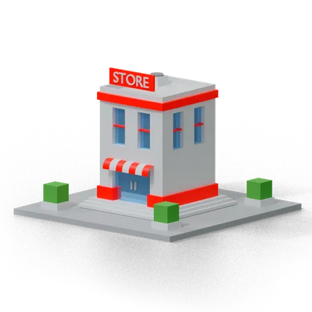 Store  3D Icon