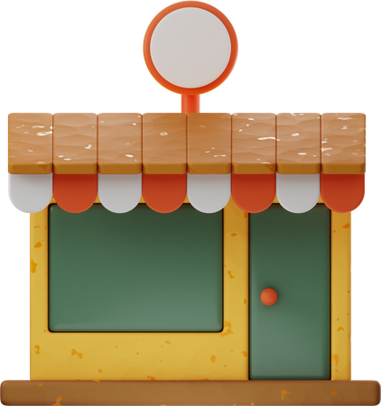 Store  3D Icon
