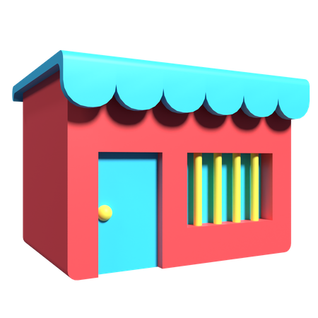 Store  3D Illustration