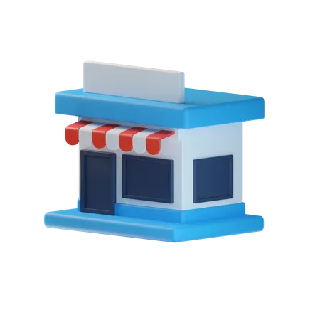 Store  3D Illustration