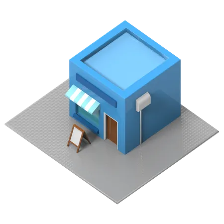 Store  3D Illustration