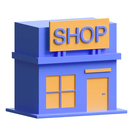 Store  3D Illustration