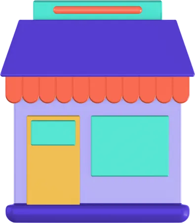 Store  3D Illustration