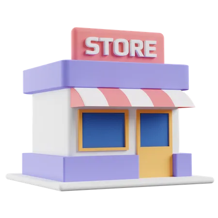 Store  3D Illustration