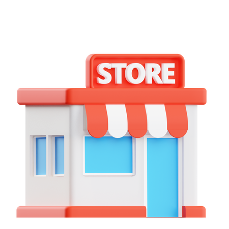 Store  3D Illustration