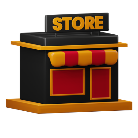 Store  3D Illustration