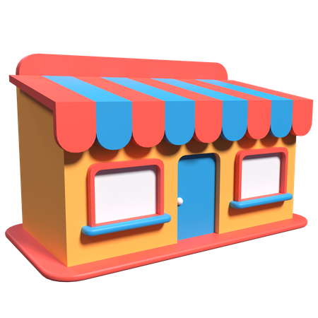 Store  3D Illustration