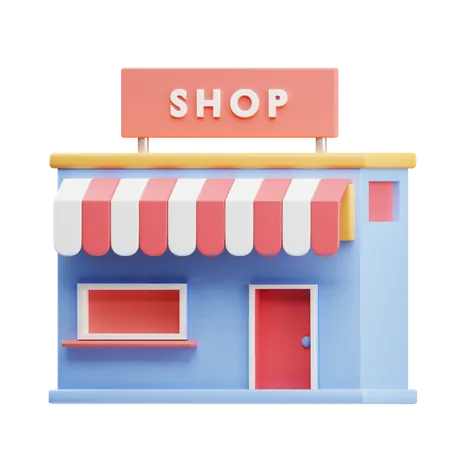 Store  3D Illustration