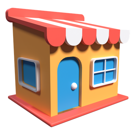 Store  3D Illustration