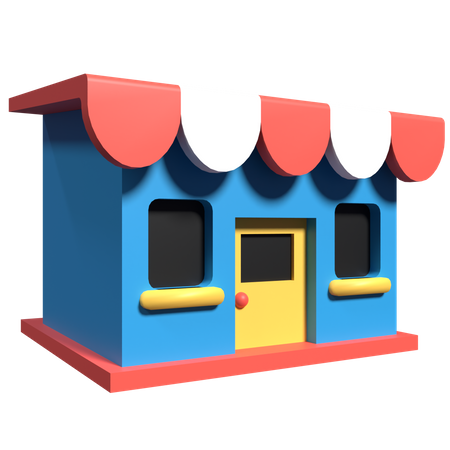 Store  3D Illustration