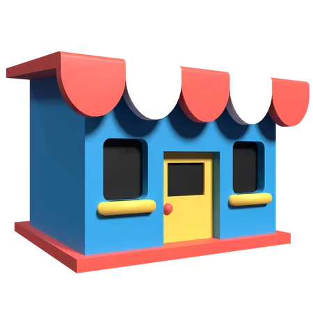 Store  3D Illustration